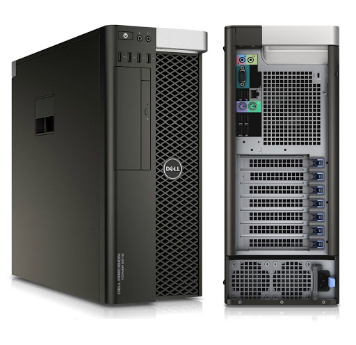 Máy Trạm Workstation Dell Precision T5810 Intel Xeon W-1650 V4 , Ram 32GB, SSD 512GB + HDD 1TB, Nvdia P2200