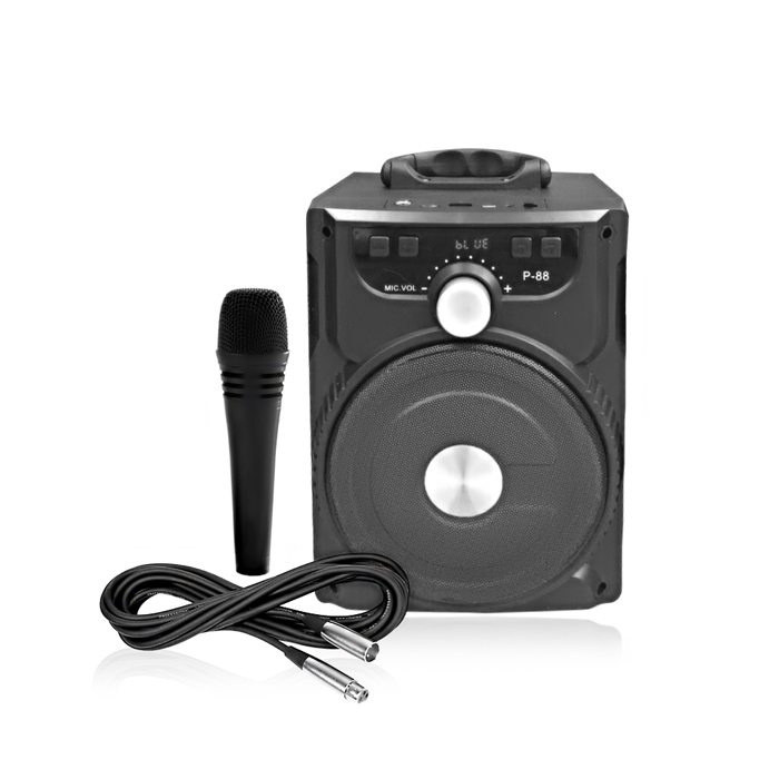 Loa Bluetooth Hát Karaoke Xách Tay P88  Tặng Kèm Micro
